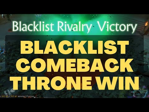 Blacklist Throne Comeback Win vs Invictus Gaming! 😎 Raven Player perspective 🔥 Bali Major