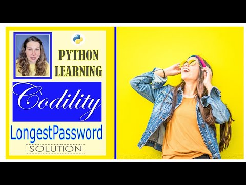 Longest Password Codility Test Solution Explained Full Tutorial Explanation In Python