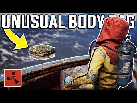 FINDING an UNUSUAL BODY BAG FULL of LOOT on the OCEAN - Rust Gameplay