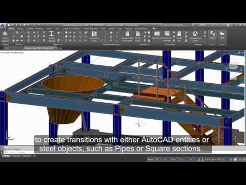 Getting Started with Advance Steel: Part 18 - Creating circle to circle transition