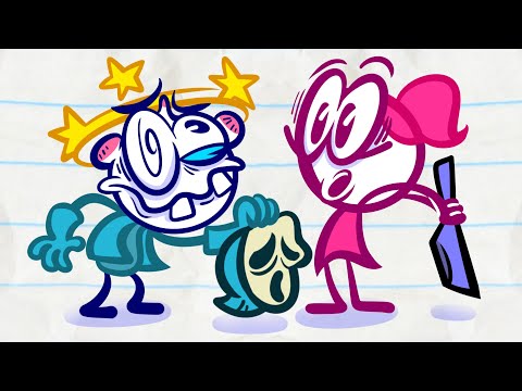 Scary-Go Round | Pencilmation Cartoons!