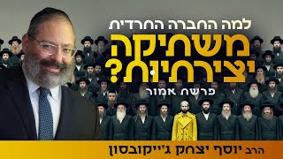 "הבן שלי מעז להיות שונה" - על פריצת גבולות בחברה החרדית | פרשת אמור (הרב יוסף יצחק ג'ייקובסון) - התמונה מוצגת ישירות מתוך אתר האינטרנט יוטיוב. זכויות היוצרים בתמונה שייכות ליוצרה. קישור קרדיט למקור התוכן נמצא בתוך דף הסרטון