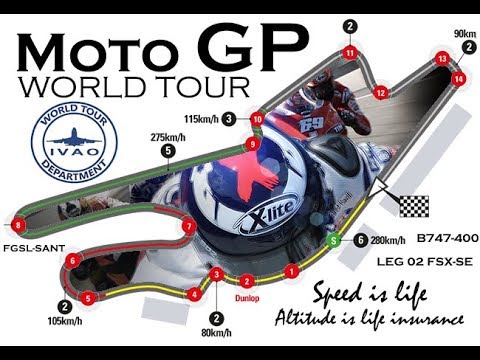 Aeroporto de Malabo (FGSL) - Aeroporto Teniente Benjamin Matienzo (SANT) B747-400 FSX-SE MOTO GP TOUR LEG 3