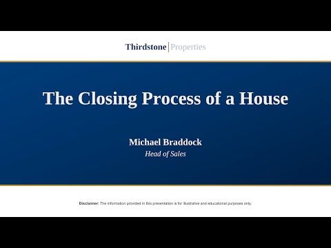 Understanding the Closing Process When Purchasing a House