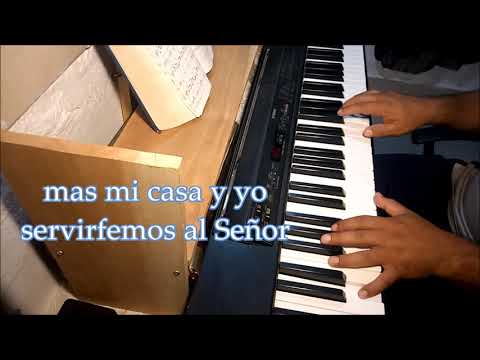 himno 577: Mas mi casa y yo, Piano