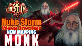 🔥POE2 Monk Build Showcase | Nuke Storm Wave Invoker Hoping to MELT Maps!🔥