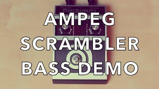 Video thumbnail for AMPEG SCRAMBLER BASS DEMO by Bassklasse