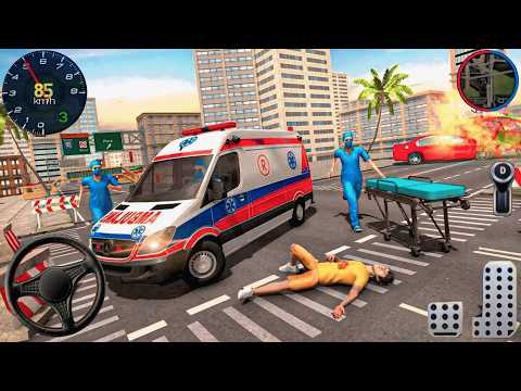 City Ambulance Rescue Driving 3D - Emergency Ambulance Simulation 3D - Android GamePlay