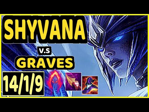 CHASESHACO (SHYVANA) vs GRAVES - 14/1/9 KDA JUNGLE CHALLENGER GAMEPLAY - NA