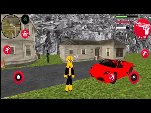 Mafia Spider Stickman Rope Hero Vice Town | Android/Gameplay HD