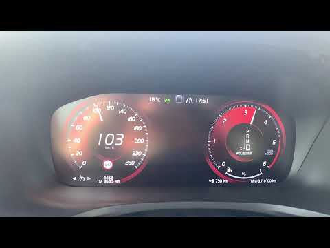 Volvo V60 D4 200HP Polestar Engineered 0-120 KMH acceleration (2020) POV 4K