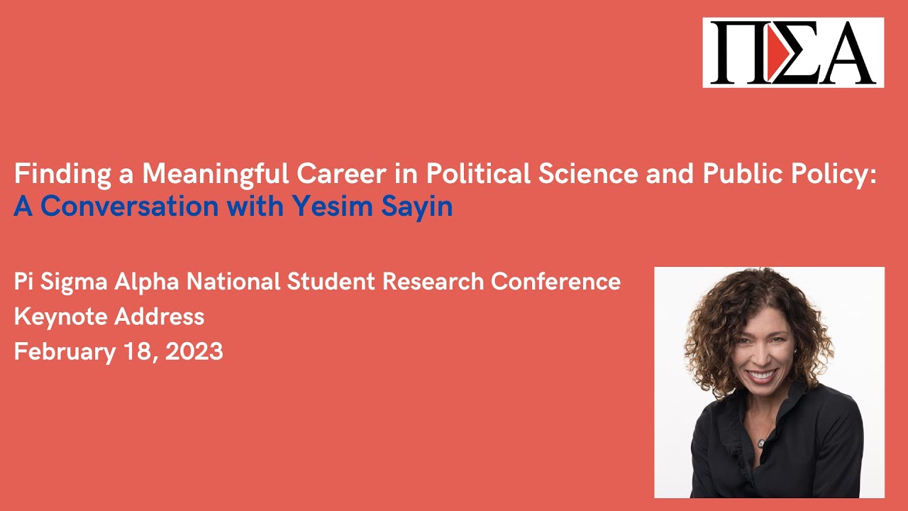 Finding a Meaningful Career in Political Science and Public Policy