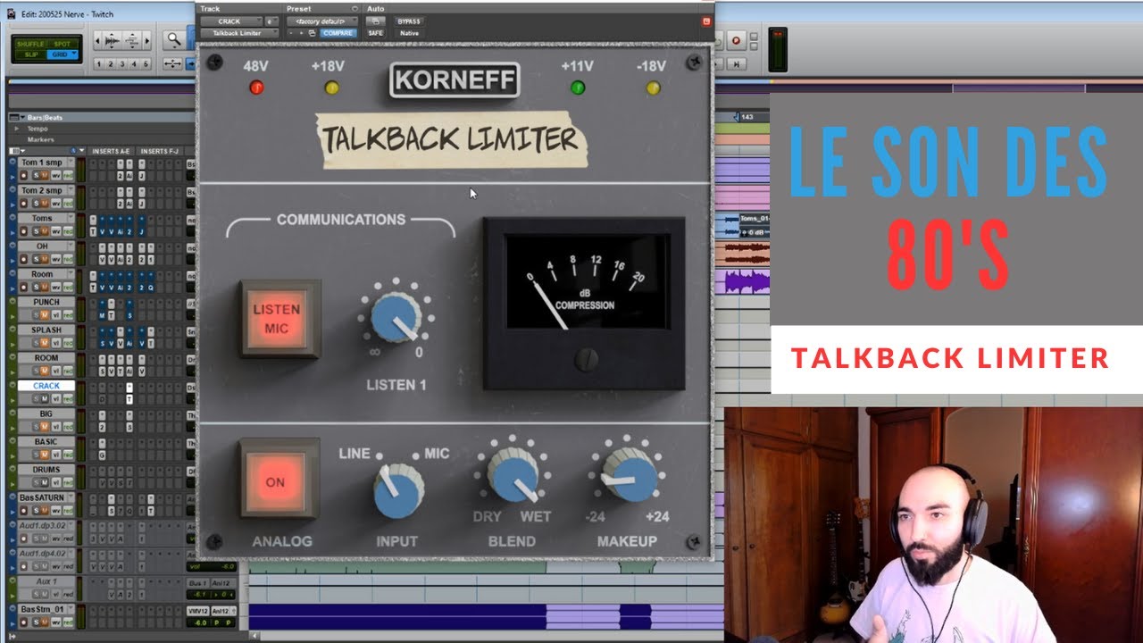 Le son des 80’s ! Talkback Limiter LesonDeson