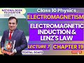 ELECTROMAGNETIC INDUCTION LENZ S LAW Ch 19 ELECTROMAGNETISM Phy 10 Lec 7 NBF FBISE