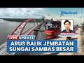 Kendaraan Mengular Hingga 1 KM Di Jembatan Sungai Sambas Besar Petugas Dikerahkan Urai Kemacetan