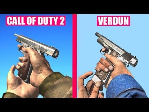 Call of Duty 2 vs VERDUN - Weapons Comparison
