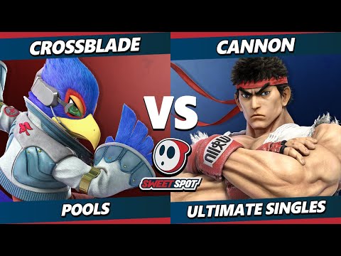 Sweet Spot 8 - Crossblade (Falco) Vs. Cannon (Ryu) Smash Ultimate - SSBU
