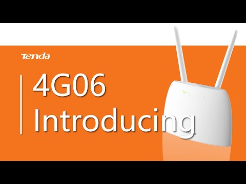 Бездротовий маршрутизатор Tenda 4G06