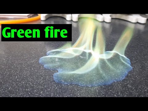 Green fire | How to make green fire | Dragon green Fire
