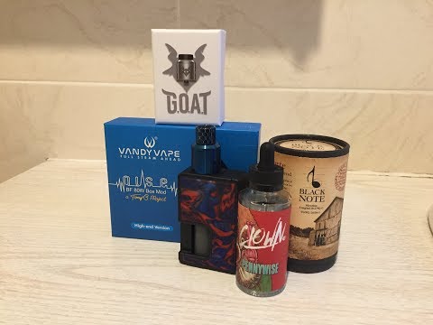The GOAT RDA & the Vandy Vape Pulse BF 80W Review, a perfect beginners RDA/Sqounk flavorous kit.
