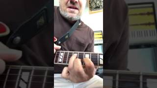 Down don't bother me Riff - Derek trucks band