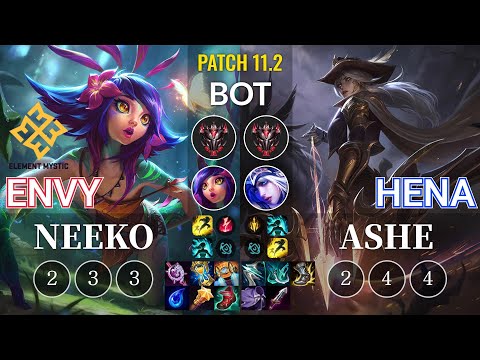 EM Envy Neeko vs Hena Ashe Bot - KR Patch 11.2