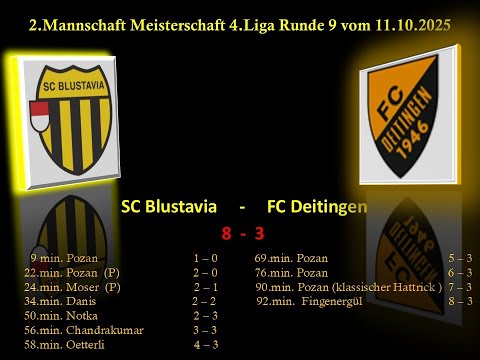 2 mannschaft Meisterschaft 4.Liga  SC Blustavia _ FC Deitingen