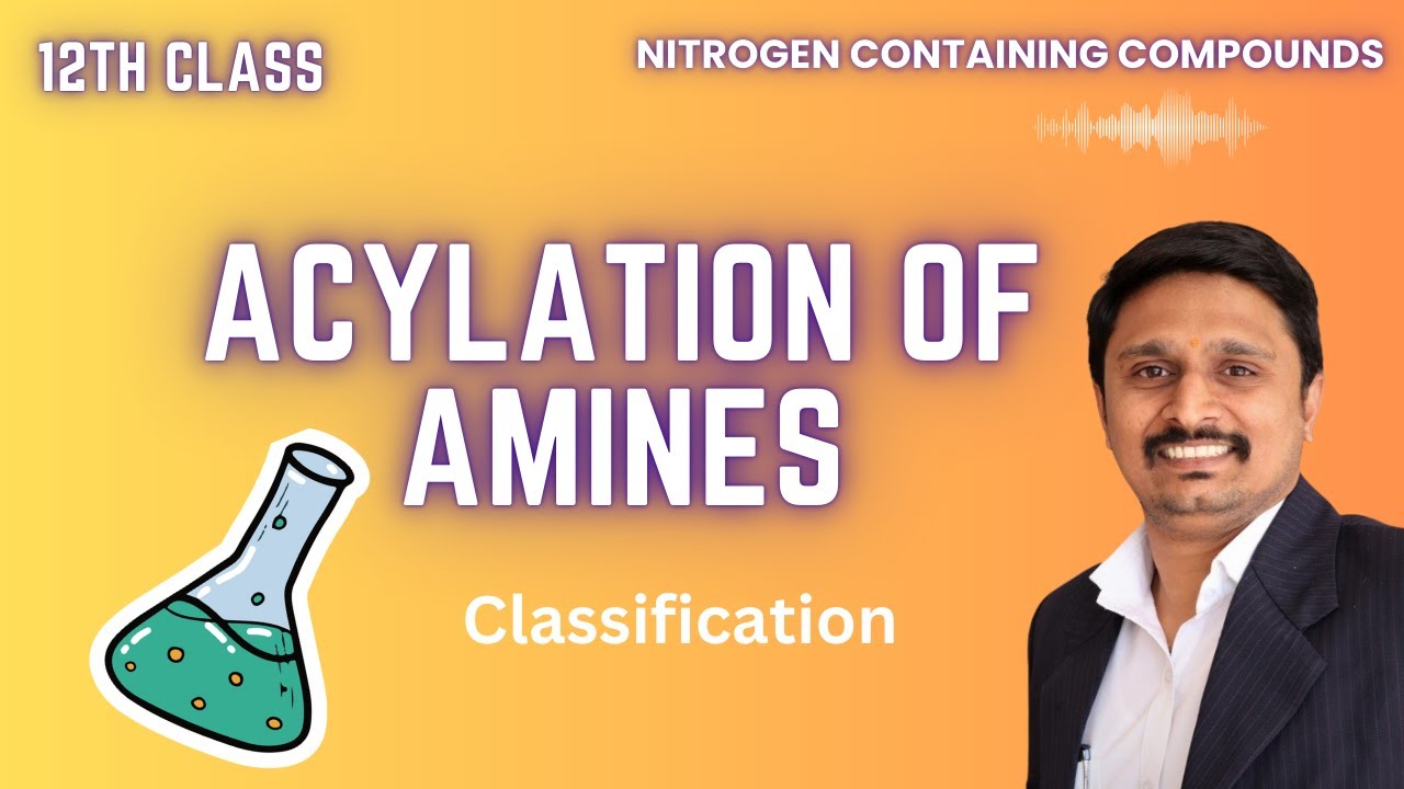 Acylation Reaction on Amines | Class 12 Chemistry | Nitrogen Containing Compounds