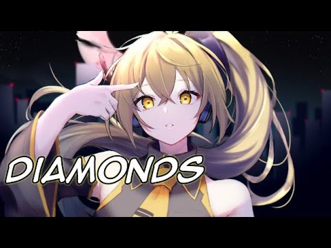 Nightcore - Diamonds (Crystal Rock, KALUMA & Blaikz) (Lyrics)