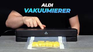 Aldi Vakuumierer Ambiano (130 Watt, 4in1) Anleitung & Test | Folienschweißgerät