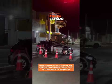 Moradores de Bela Vista de Goiás foram surpreendidos durante a madrugada com tiros de festim