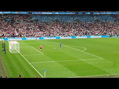 Full Penalty Shootout Italy vs England in EURO 2020 Final - View from stadium