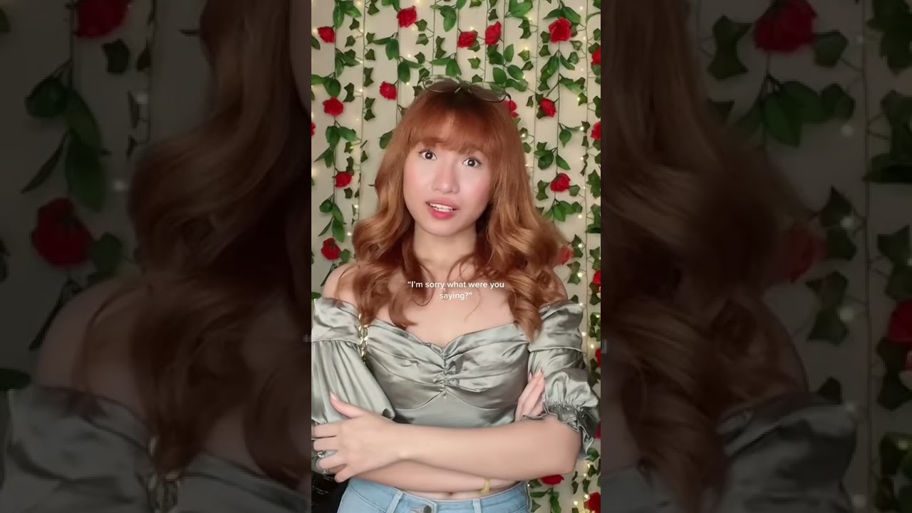 #pov he tries to flirt with her