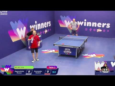 WINners CUP table 2  13.12  Zaporozhets Roman - Kuzmenko Dmitrii  19:30