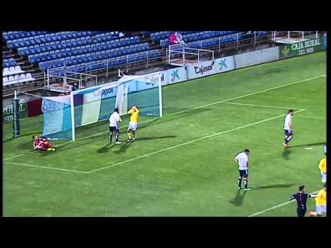 Gol de falta de Nauzet Alemán al Recreativo