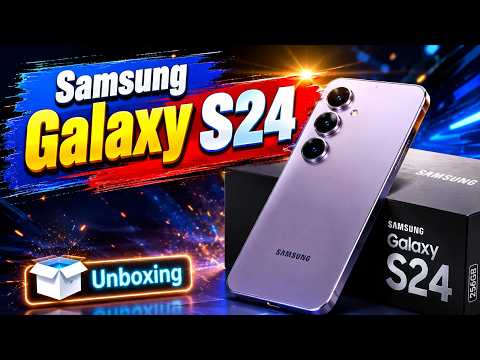 Thumbnail for Samsung Galaxy S24 Unboxing 🔥 First Look, Design, Camera & Features!