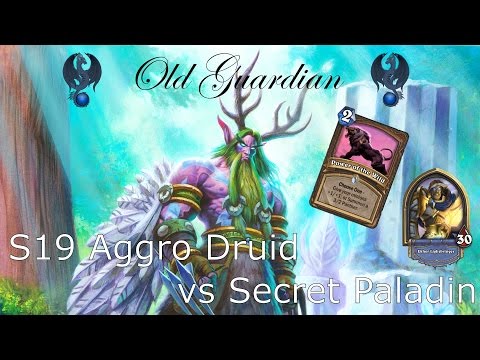 Hearthstone S19 Fel Reaver Aggro Druid vs Secret Paladin - Power of the Wild!