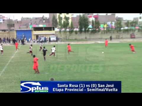 SANTA ROSA DE CALDERA (1) vs (0) SAN JOSE DE RONTOY - SEMIFINAL PROVINCIAL/VUELTA 2014.