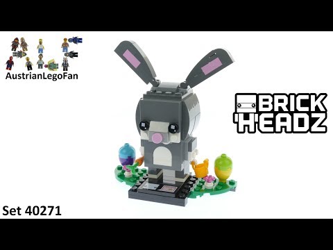 Vidéo LEGO BrickHeadz 40271 : Lapin de Pâques