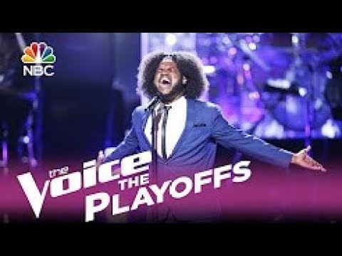 The Voice 2017 Davon Fleming - The Playoffs: "I Am Changing" (lyrics)
