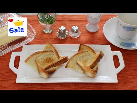 How To Make Star Or Pinwheel Shape Toast Cups