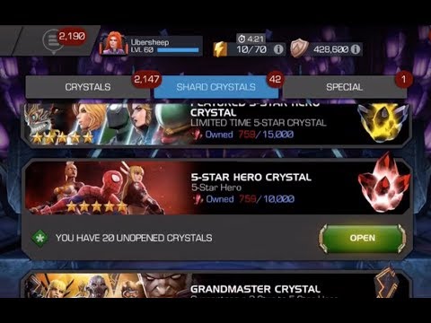 Ubersheep's UNBELIEVABLE LUCK! 20X 5-Star Crystal Opening+Much More!