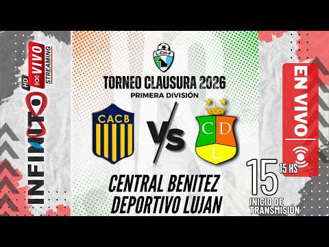 🔴EN VIVO - CENTRAL BENTEZ VS DEP. LUJAN - CLAUSURA - 1° "A" - LIGA CHAQUEÑA DE FÚTBOL