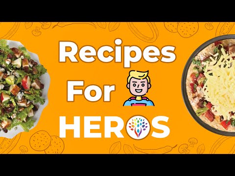 Easy Recipes for Kids | Recipes for Heroes | Rainbow Chefs Academy