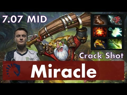 Miracle- Sniper Mid | Crack Shot | 7.07 Update Patch Dota 2 Gameplay Pro MMR