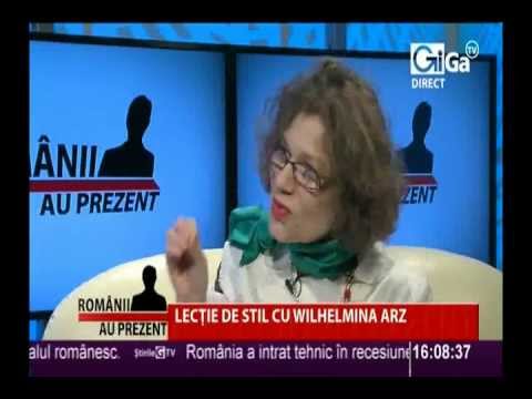 WILHELMINA ARZ la Romanii au prezent, cu Lavinia Stefan -15 mai 2012