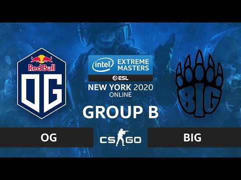 CS:GO - OG vs. BIG [Inferno] Map 1 - IEM New York 2020 - Group B - EU