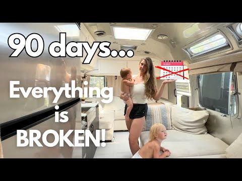 Full Time Living in an Airstream? | Everything is BREAKING! | Best Travel Trailer to Live in 2024