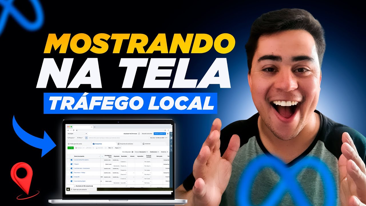 Tráfego pago para NEGÓCIOS LOCAIS do Zero - Passo A Passo Completo!