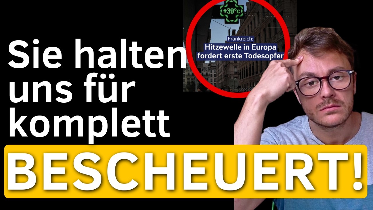 Da ist es 3 Tage lang warm und schon geht das Lügenkarussell wieder los!